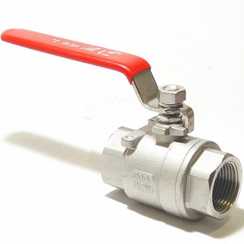 Кран шаровой нержавеющий муфтовый DN / ДУ 65. PN / РУ 63. AISI304. G2 1/2".