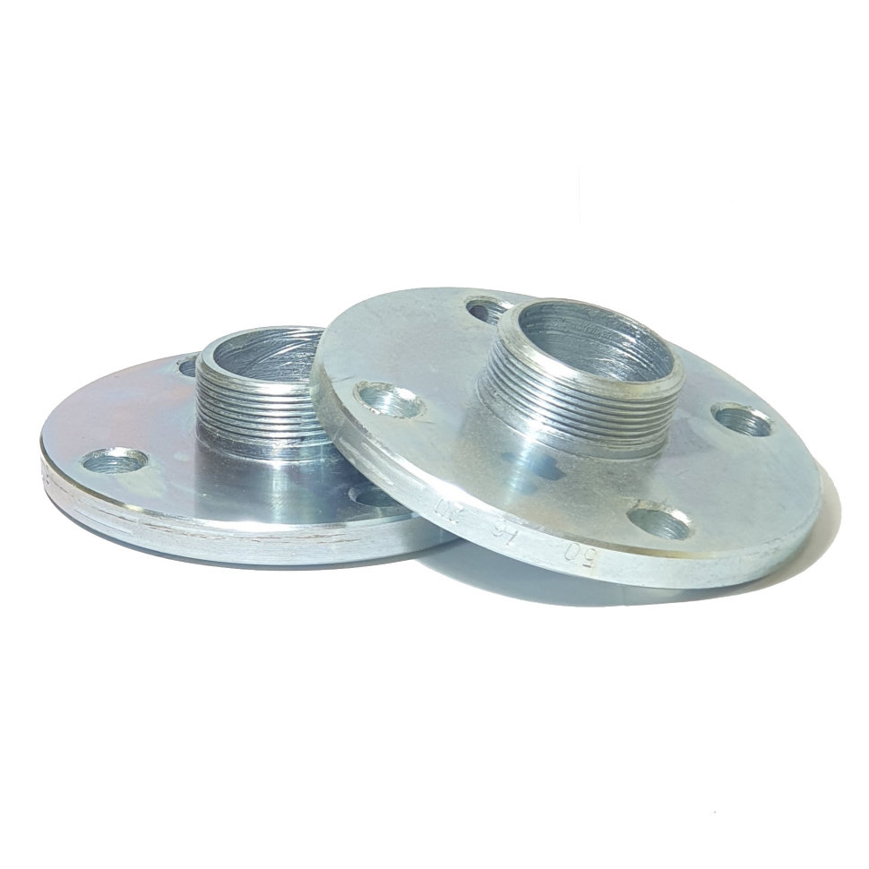 Фланец стальной воротниковый с резьбовым хвостовиком DN80 G3" PN16bar