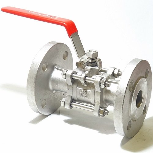 Кран шаровой нержавеющий фланцевый DN / ДУ 15. PN / РУ 40. AISI304. F1/2".